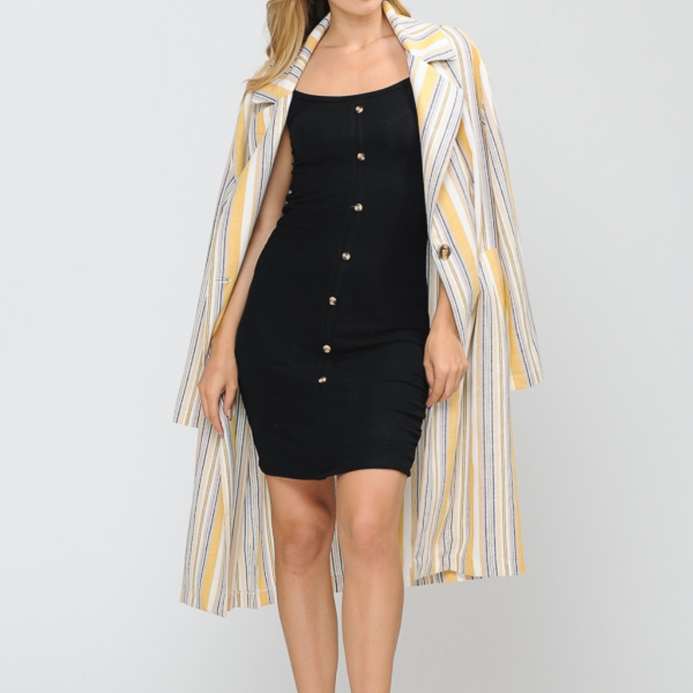 STRIPE DUSTER JACKET